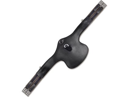 Kožený podbřišník Waldhausen - proti okopu (Velikost 120 cm, Barva black)