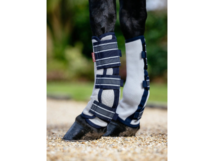 Prodyšné pastevní kamaše proti hmyzu LeMieux Arika Mesh Fly Boots, Navy