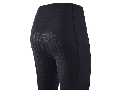 Zimní jezdecké legíny IRHLaura FullGrip, Black