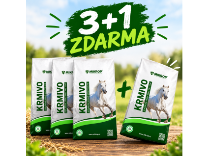 Mikrop Premium Metabolic Müsli 20kg – 3 + 1 zdarma