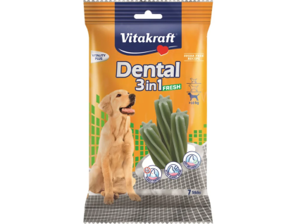 Vitakraft dental 3v1 M psi s hmotností nad 10 kg